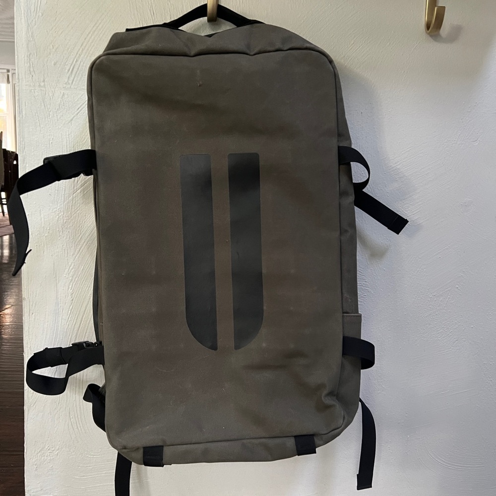 NoBull HORNS WAXED CANVAS DUFFLEBACK Backpack Army Green